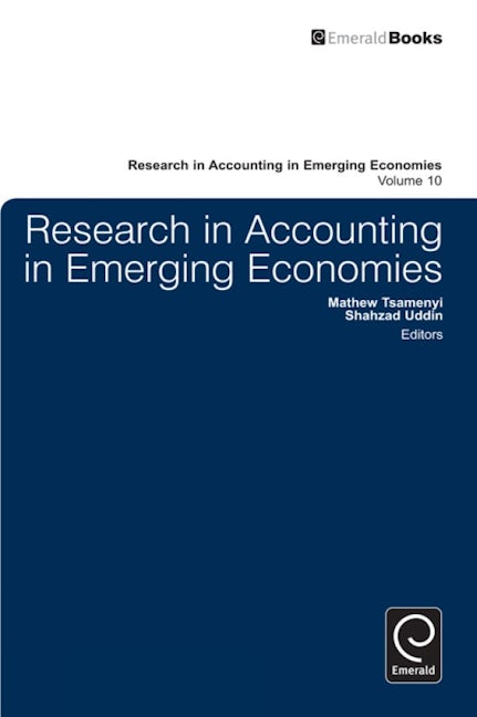 Book cover image for Research in Accounting in Emerging Economies ISBN: 9780857244512